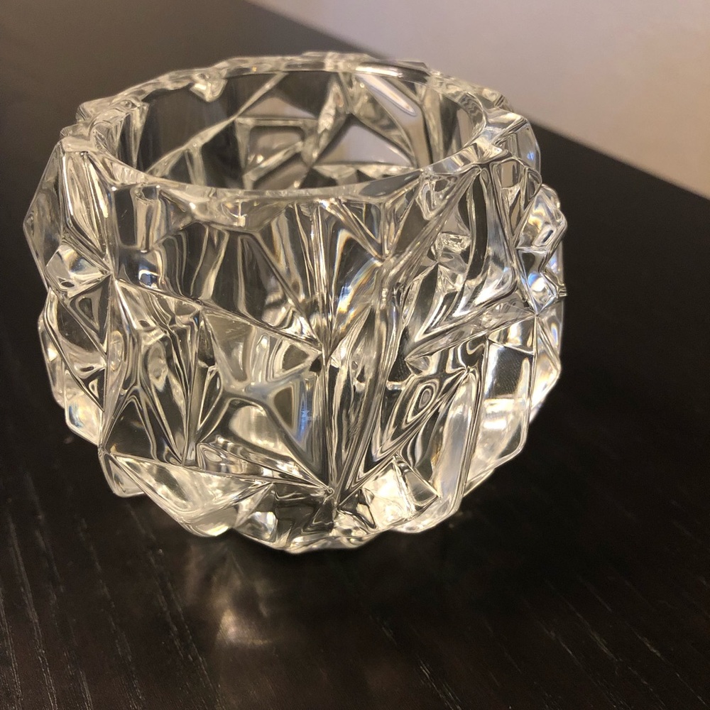 Tiffany & Co. Crystal Candle Holder